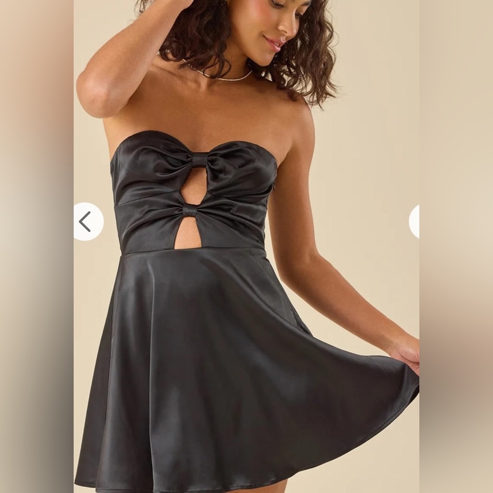 Altar’d State Vaana Mini Satin Dress